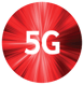 imagen que muestra el icono de 5G