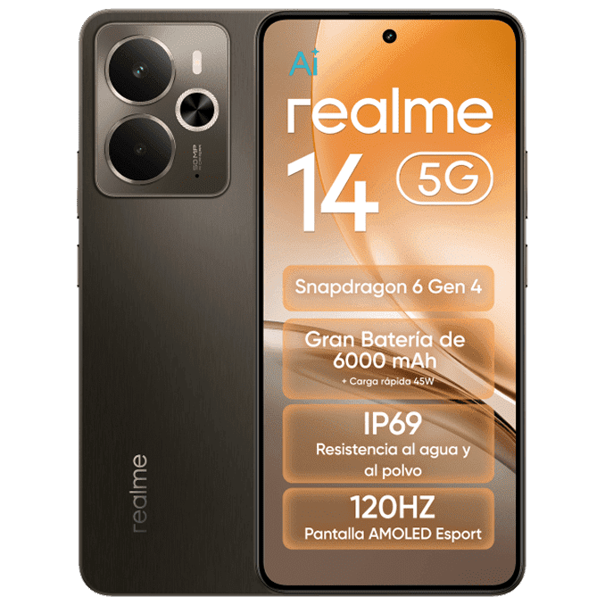 Realme 14 5G 256GB Storm Titanium