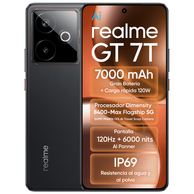 Realme GT 7T 5G 512GB IceSense Black