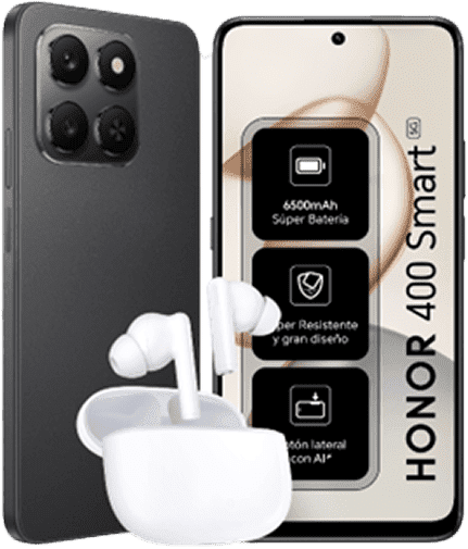 HONOR 400 Smart 5G 128GB Black + Bud X7Lit