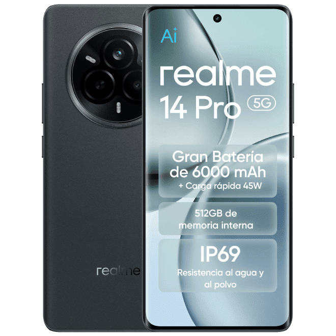 Realme 14 Pro 5G 512GB Suede Grey