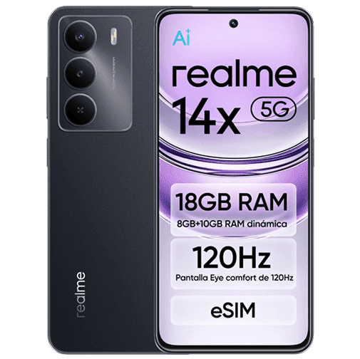 Realme 14X 5G 256GB Carbon Black