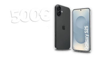 500€ más un iPhone 16 o Samsung Galaxy S25