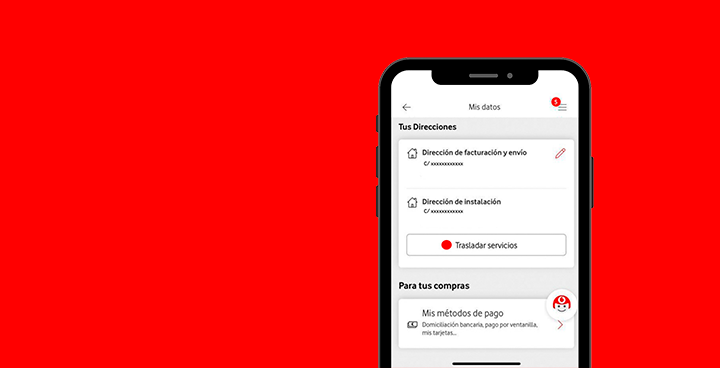 Cómo solicitar un cambio de domicilio en Vodafone