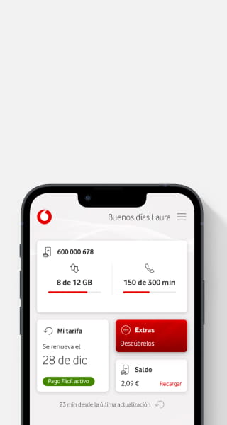 Tarjeta Sim Prepago Vodafone S ( 20GB + ILIM ) - Accel Movil