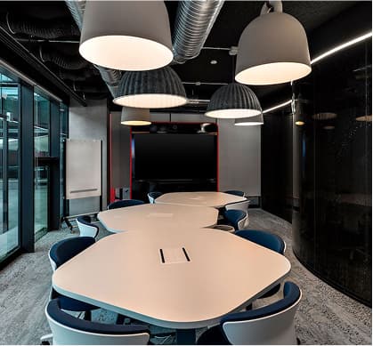 una sala de reuniones