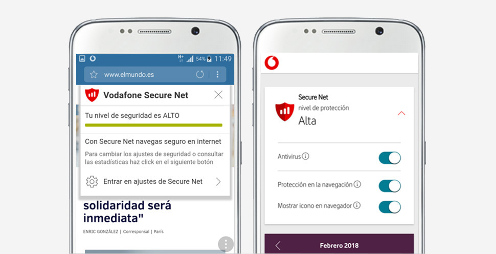 Secure Net Antivirus Gratis para móviles y PC | Vodafone particulares