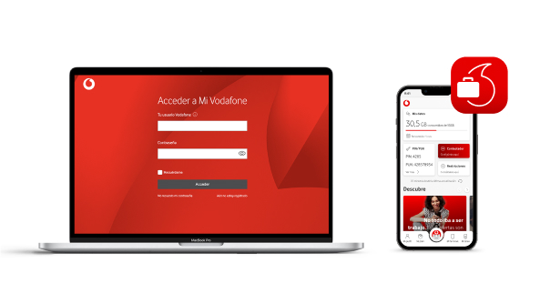 un ordenador y un móvil