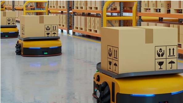 AGVs y AMRs como el 5g impulsa la logística empresarial