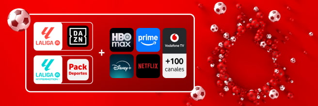 Fibra 600Mb, 2 líneas móviles ilimitadas y TV
