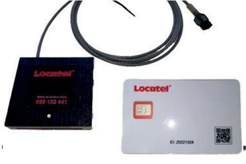 una tarjeta con un cable