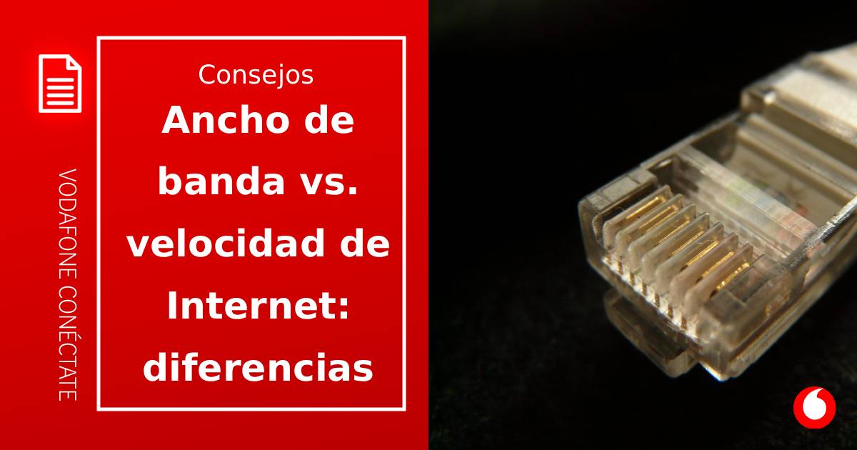 ¿Qué es el ancho de banda y en qué se diferencia de la velocidad de Internet?