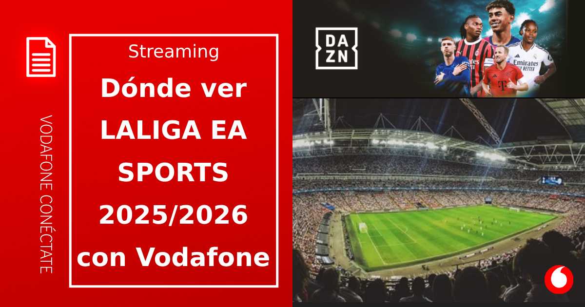 Dónde ver la liga española en Vodafone 
