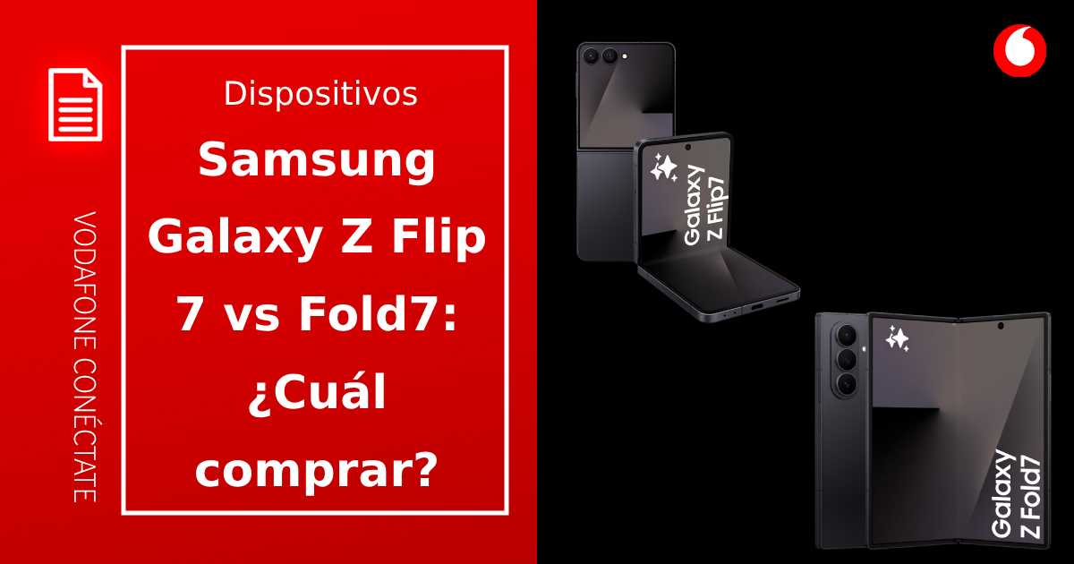 Samsung Galaxy Z Flip 7 vs Fold7: Comparativa