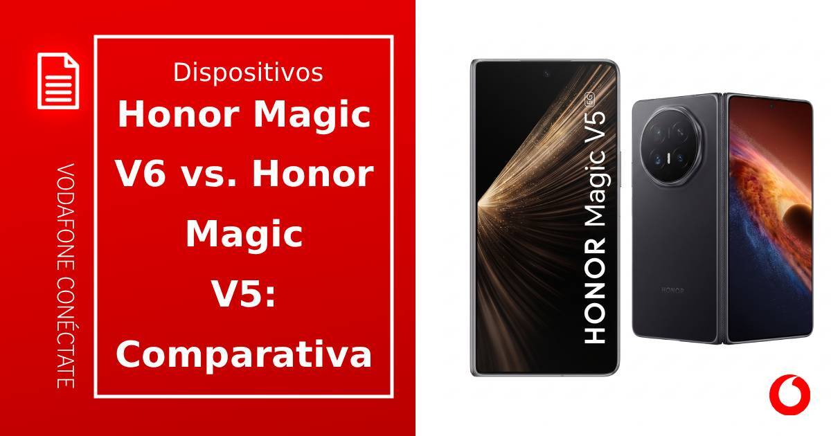 HONOR Magic V6 vs HONOR Magic V5: diferencias y comparativa