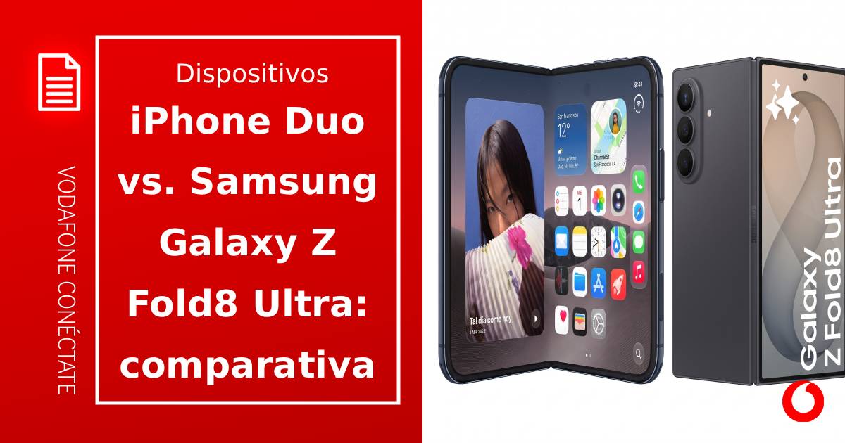 iPhone Duo vs Samsung Galaxy Z Fold8 Ultra: diferencias y comparativa