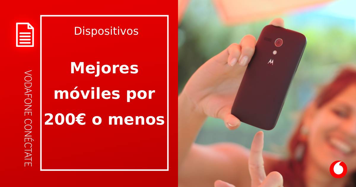 Los 9 mejores móviles por 200 € o menos
