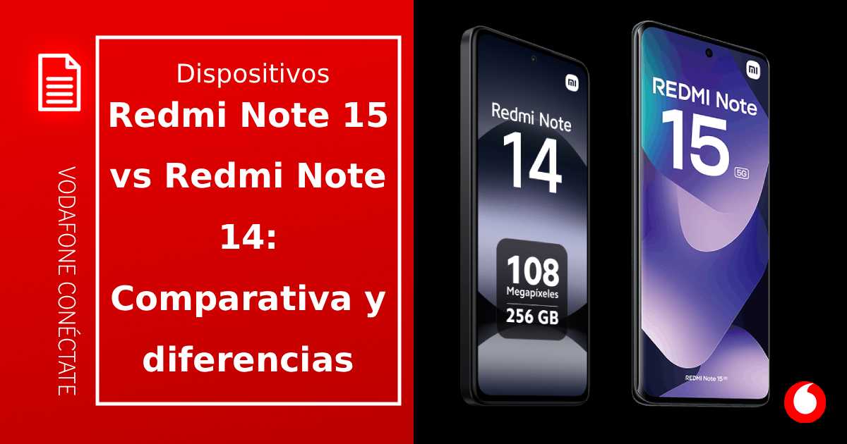 Xiaomi Redmi Note 15 vs Redmi Note 14 5G: ¿cuál es el mejor?