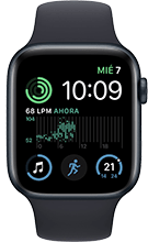 Apple Watch SE con GPS y Cellular Medianoche 44mm