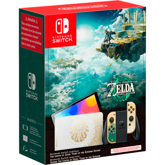 Nintendo Switch OLED con Zelda ToK