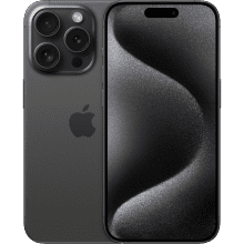 Apple iPhone 15 Pro Titanio negro 256GB