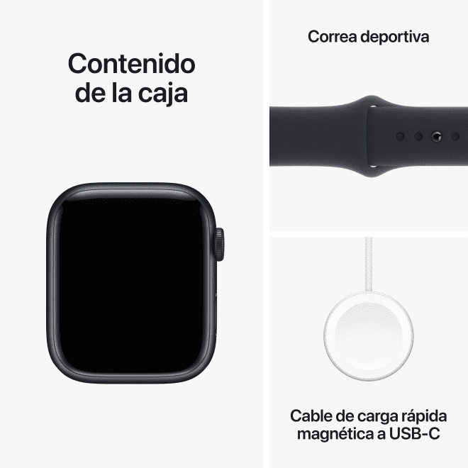Apple Watch Series 9 GPS + Cellular 41mm Medianoche