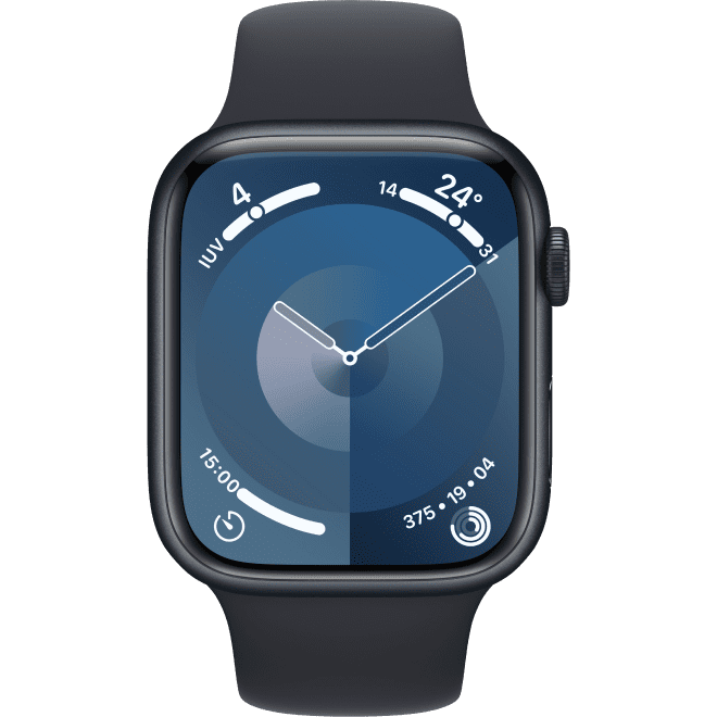 Apple Watch Series 9 GPS + Cellular 45mm Medianoche