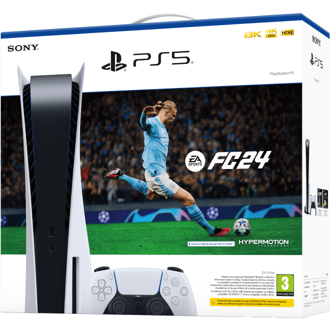 PS5 stand con EA Sports FC 24