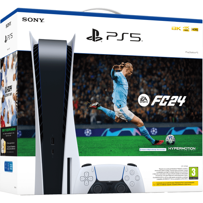 PS5 stand con EA Sports FC 24