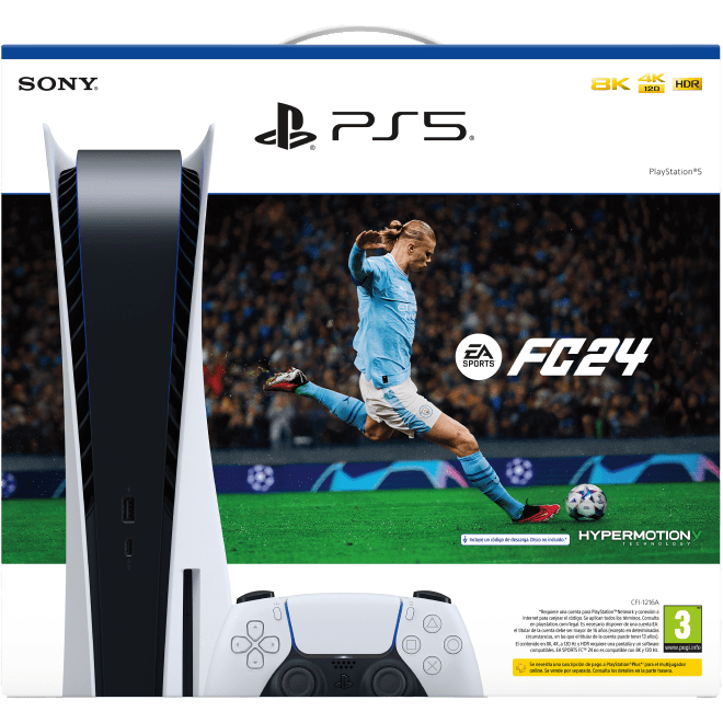 PS5 stand con EA Sports FC 24