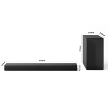 LG Barra de sonido S60T Dolby DTS 340W