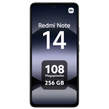 Xiaomi Redmi Note 14 4G Negro Medianoche 256GB