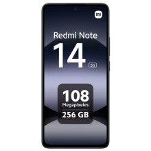 Xiaomi Redmi Note 14 5G Negro Medianoche 256GB