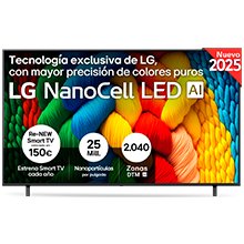LG NANO 80A6B UHD 75" 4K