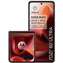 Motorola Razr 60 Ultra 5G 512GB Rojo