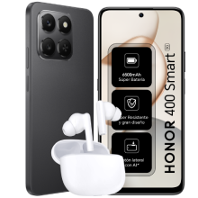 HONOR 400 Smart 5G con HONOR Choice Earbuds X7 Lite 128GB Negro