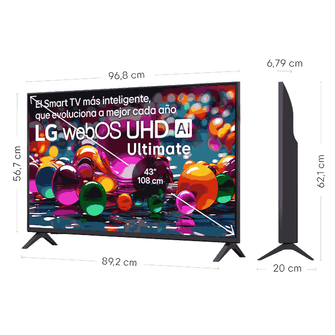 LG Smart TV 43UA751 4K 43 Ultra HD