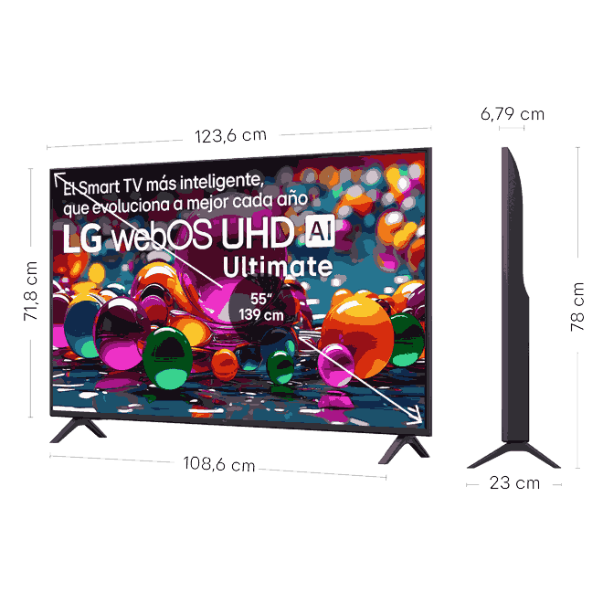 LG Smart TV 55UA751 4K 55 Ultra HD