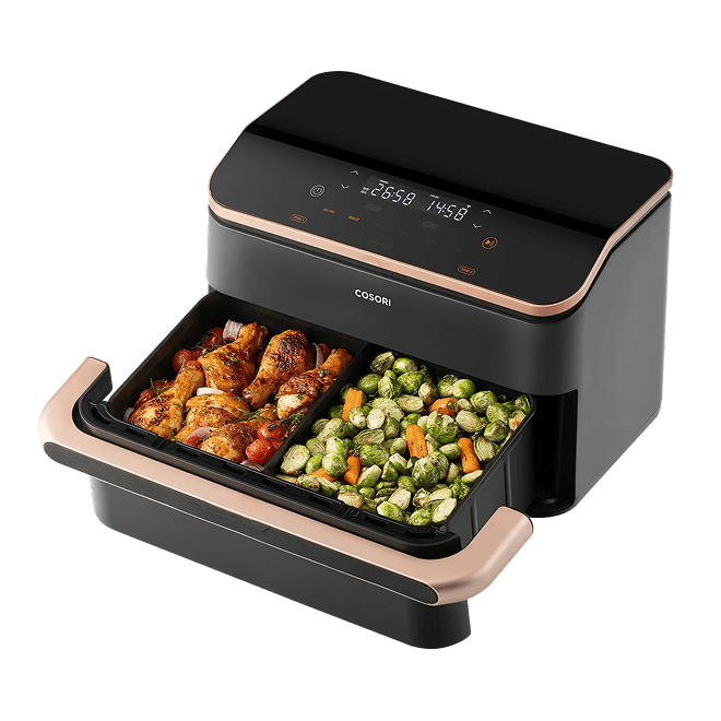 Cosori Freidora de aire Dual Blaze Twinfry Chef Edition 10-Litre Air Fryer