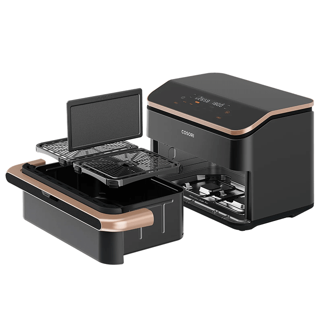 Cosori Freidora de aire Dual Blaze Twinfry Chef Edition 10-Litre Air Fryer