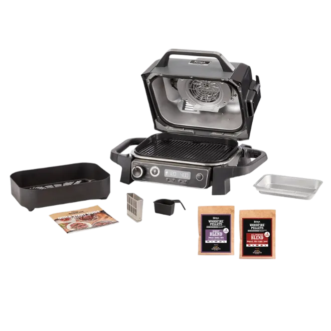 Ninja Barbacoa eléctrica con ahumador Woodfire OG701EU