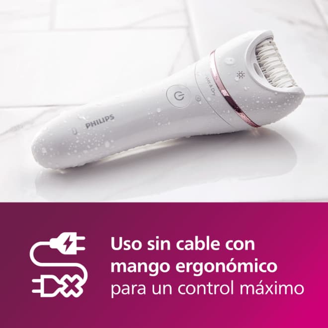 Philips Depiladora sin cable BRE740-10