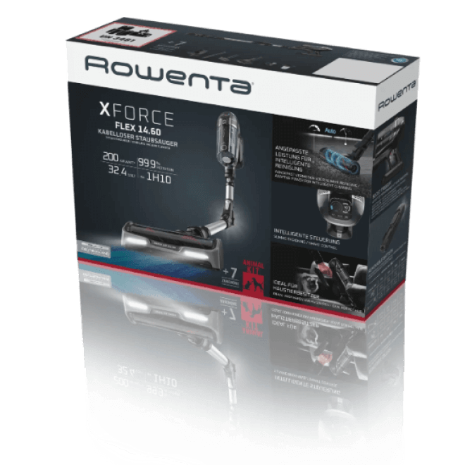 Rowenta Aspiradora sin cable especial Mascotas X-Force Flex 14.60