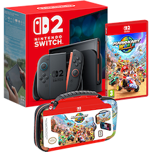 Nintendo Switch 2 con Mario Kart World y funda