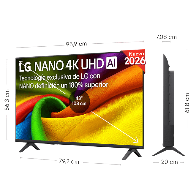 LG Smart TV 43NU85CB6LA