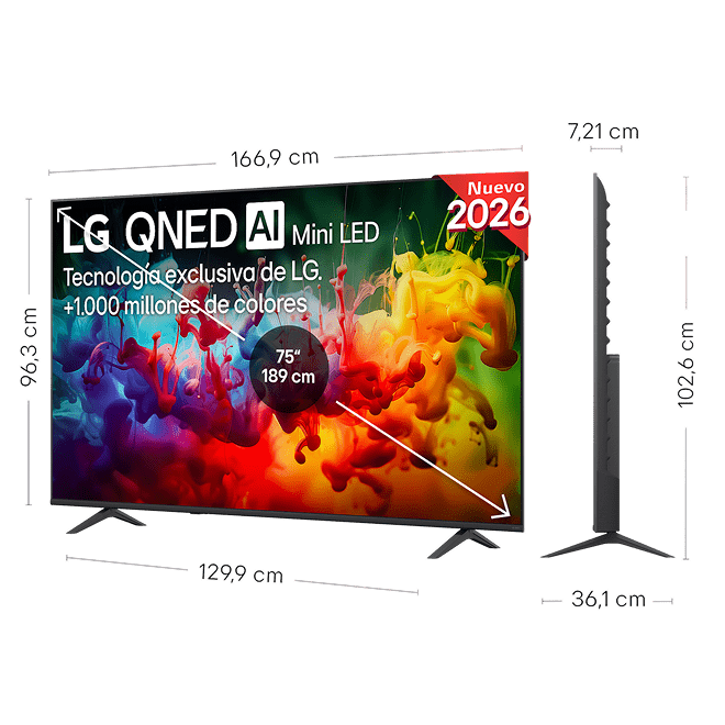 LG Smart TV 75 75QNED70B6A