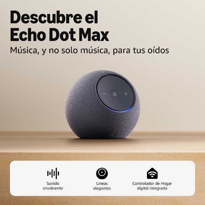 Amazon Echo Dot Max Negro