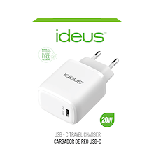Ideus Cargador Tipo C 1 puerto 20W