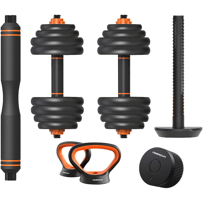 FED Smart Kit 40kg Mancuernas y Barra