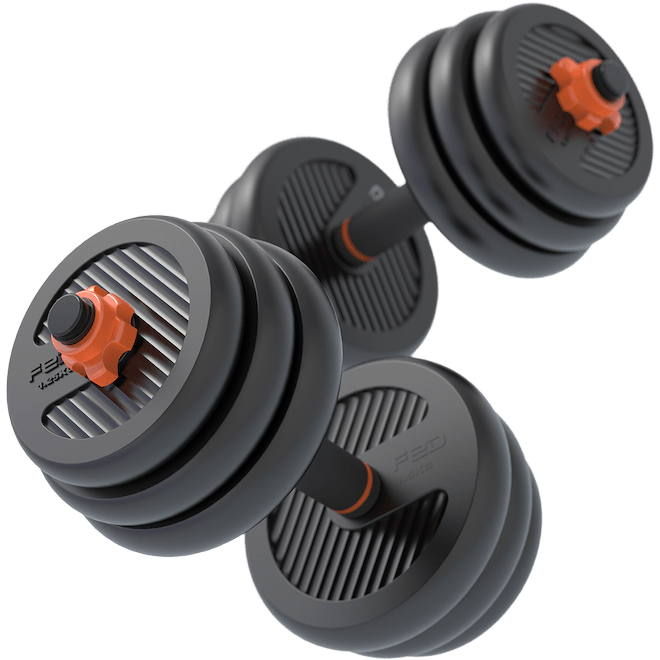 FED Smart Kit 40kg Mancuernas y Barra